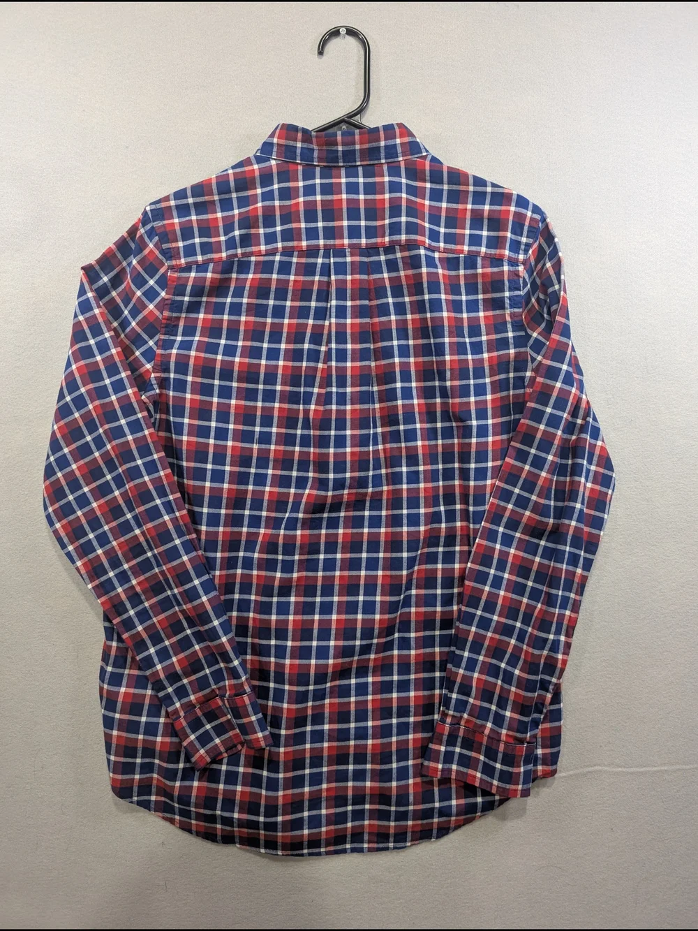 Ralph Lauren Red, Blue & White Plaid Button-Down Shirt Boys XL